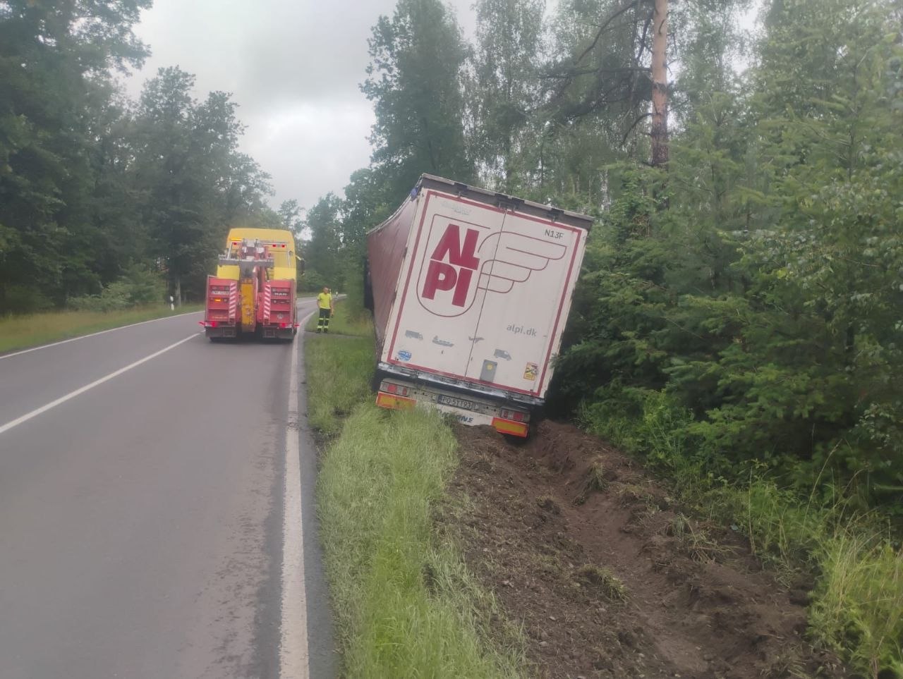 Mapa Chojna i drogi DK31 DW122